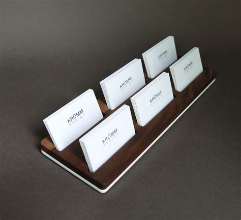 large business card holder stand